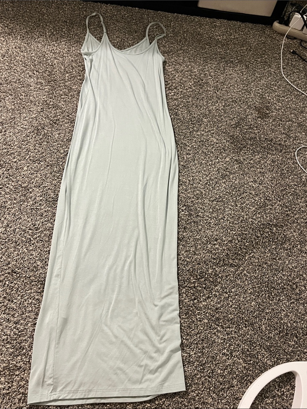 Amazon Essentials Light Mint Slip Maxi Dress with Adjustable Straps